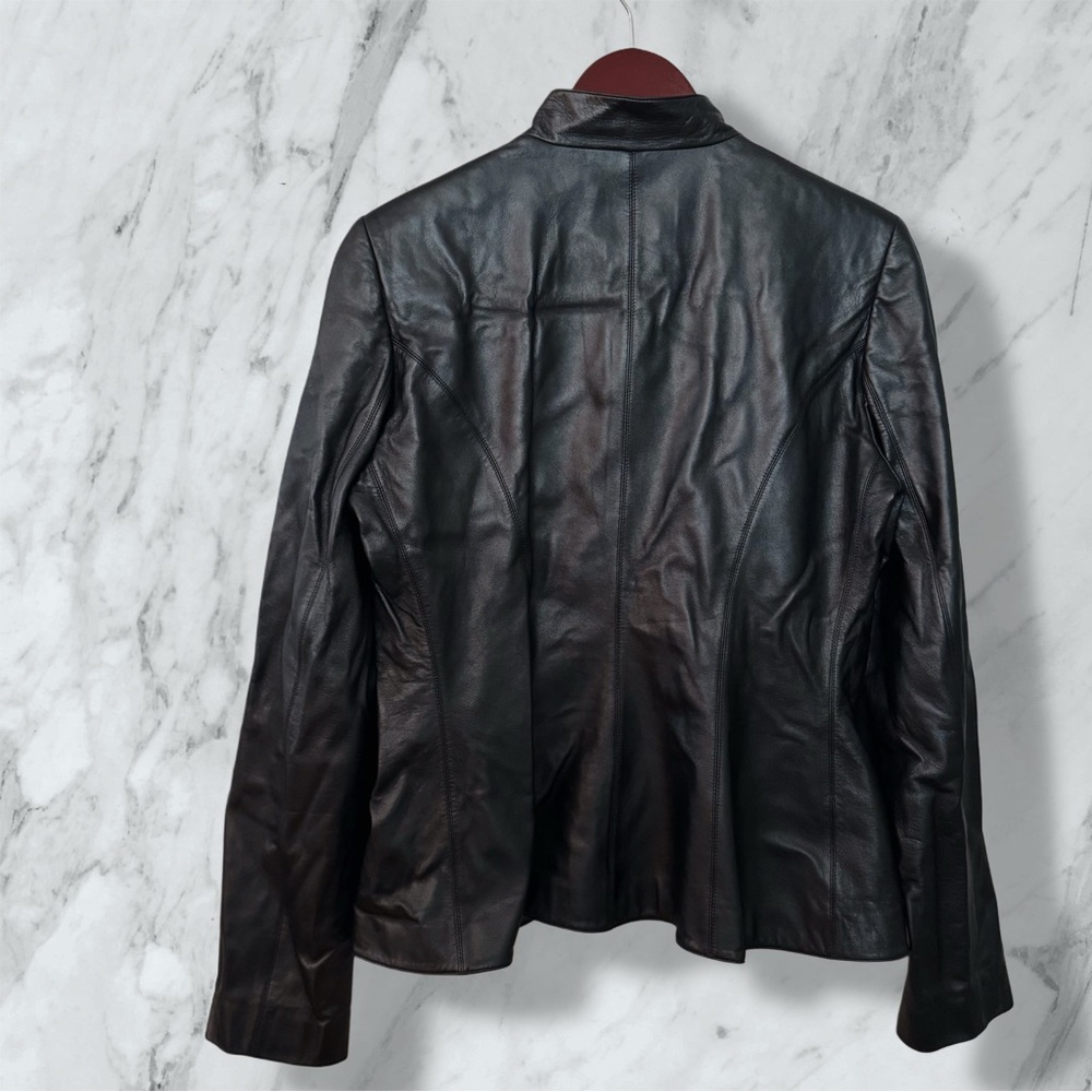 Giorgio Armani 100% Lamb Leather Women's Jacket - Picture 5 of 16